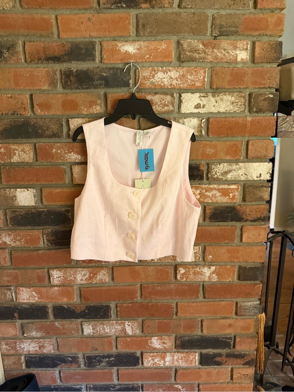 Cropped Linen Tank